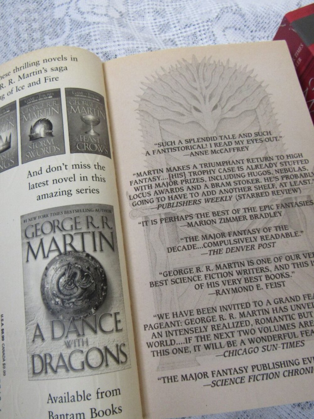 Game Of Thrones George R R Martin 3 Paperback Book Lot - Picture 3 of 8